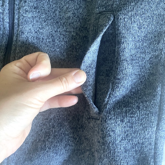 Children’s Place Heather Blue Zip Lightweight jacket, size 10/12 - Picture 2 of 4